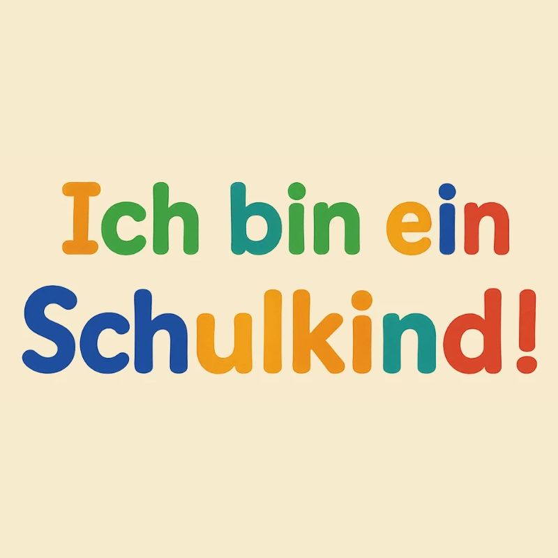 Ich bin ein Schulkind! 