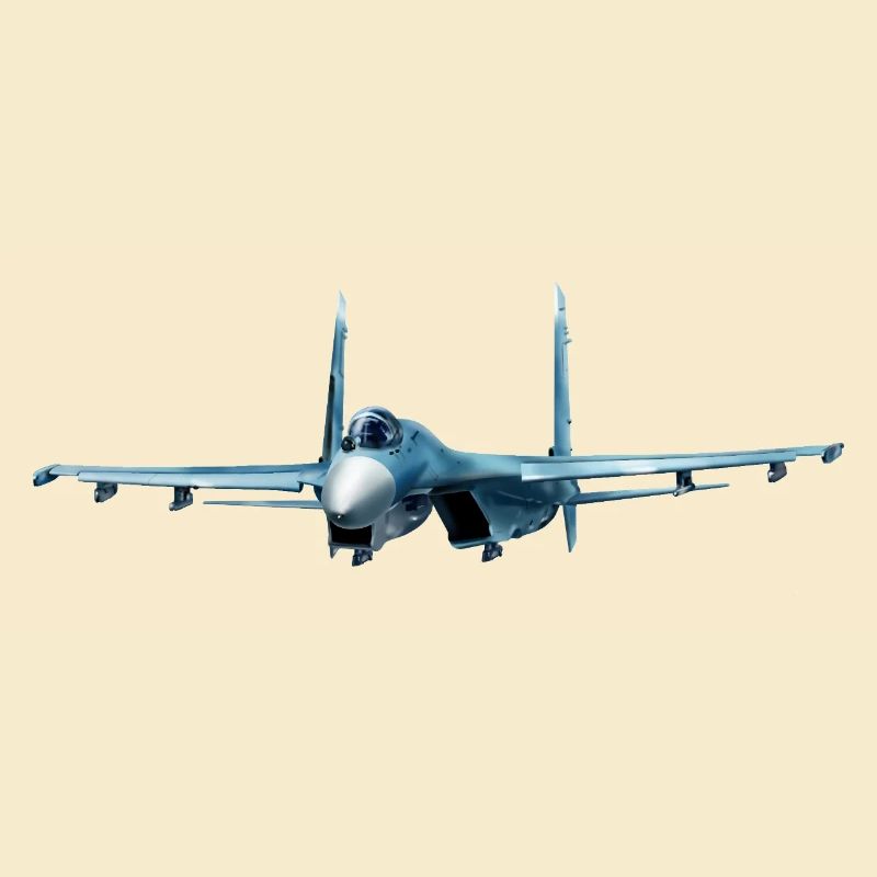 Conception d’avion de chasse bleu