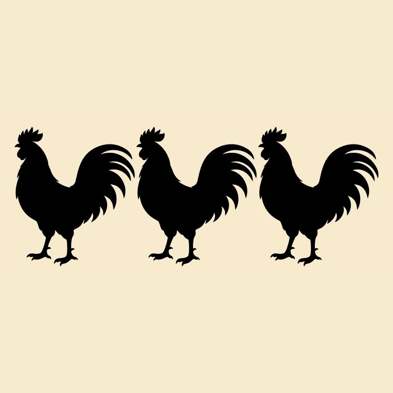 Rooster Silhouette
