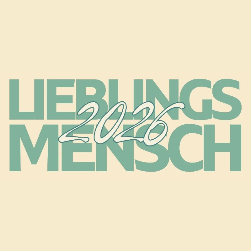 Lieblingsmensch 2026 Mint Script