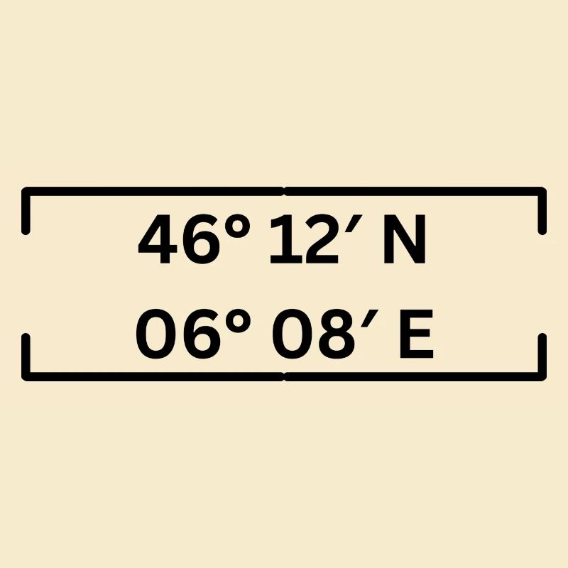 Coordinates Geneva Minimalist