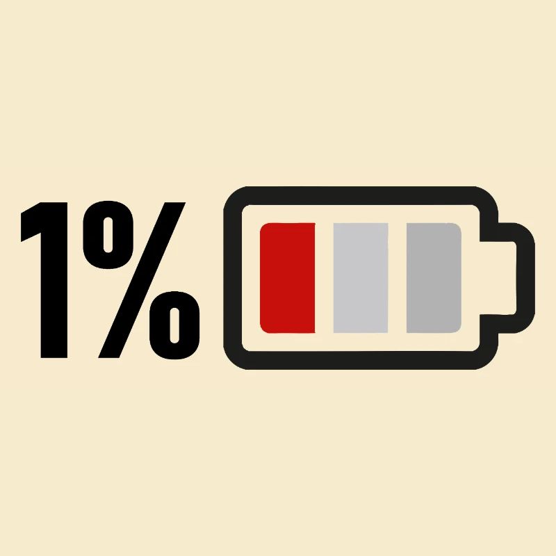 Leere Batterie
