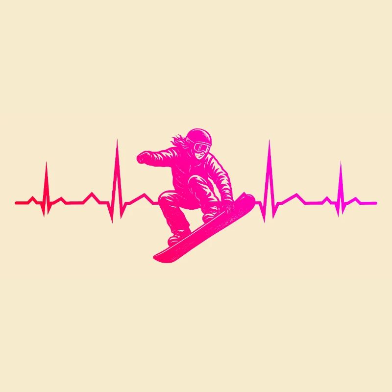 Klare Snowboard Botschaft