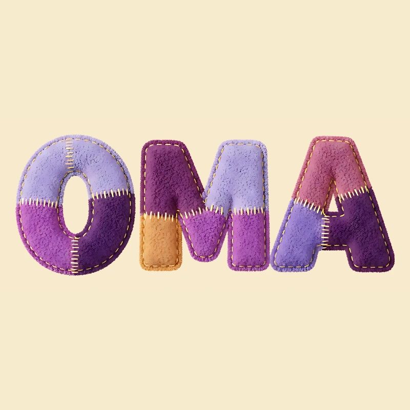 Grand-mère Patchwork Letters : Tendance majeure