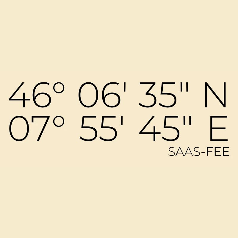 Coordinates Saas-Fee