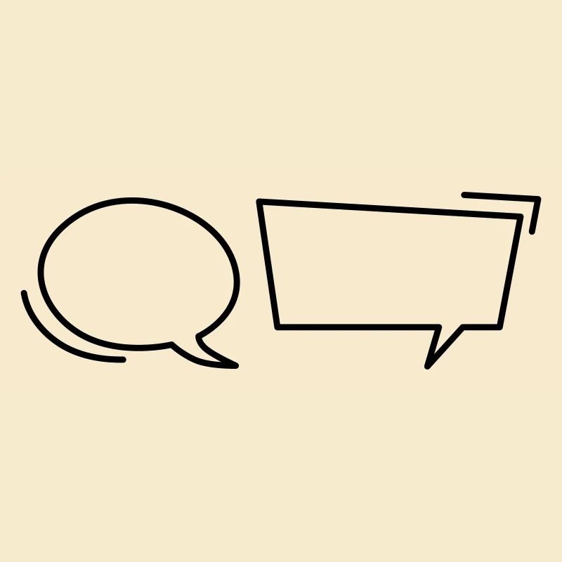 Comic speech bubbles