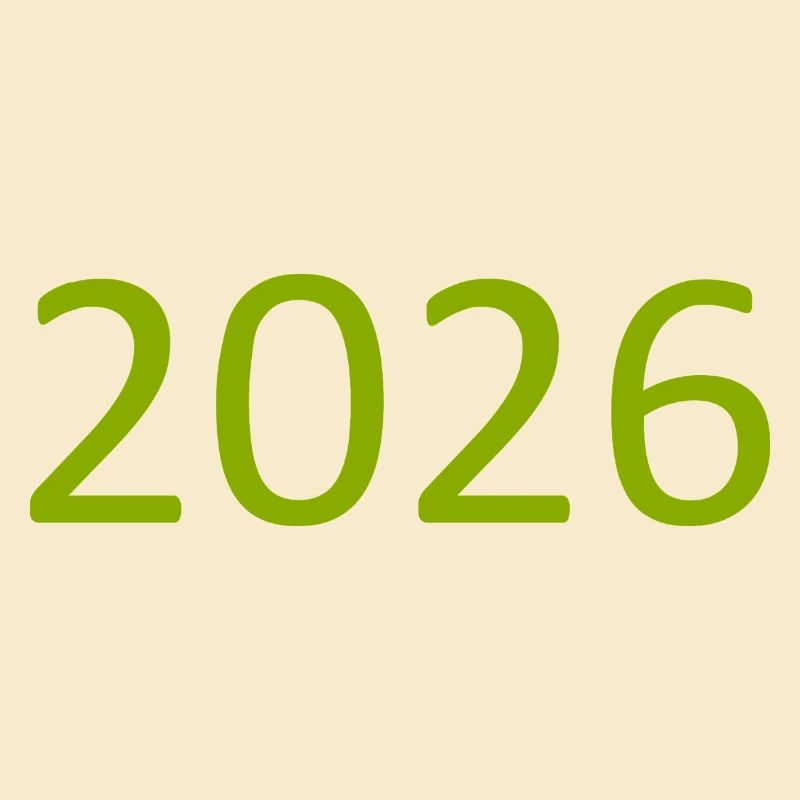 Conception de gabarit pour l’anniversaire vert 2026