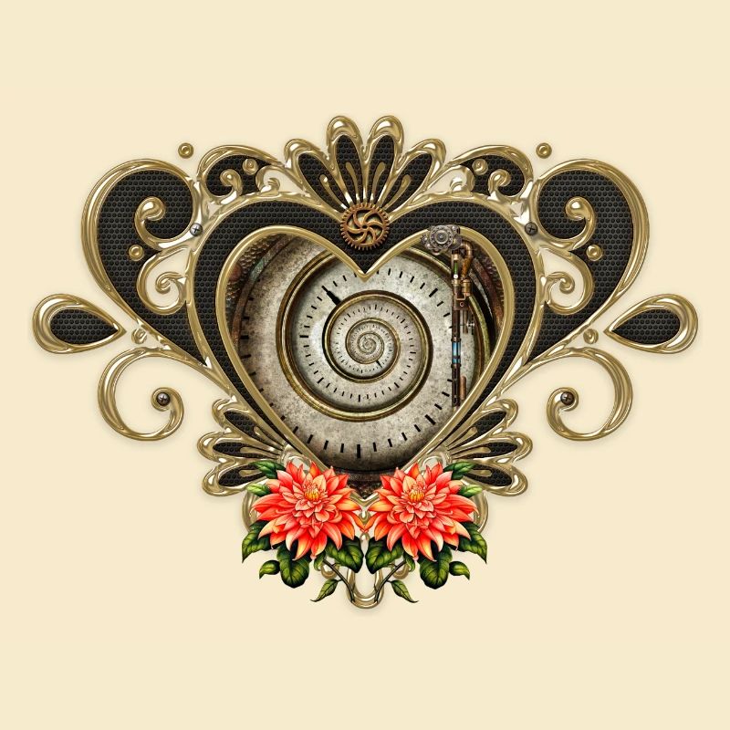 Wunderbares Steampunk-Herz.