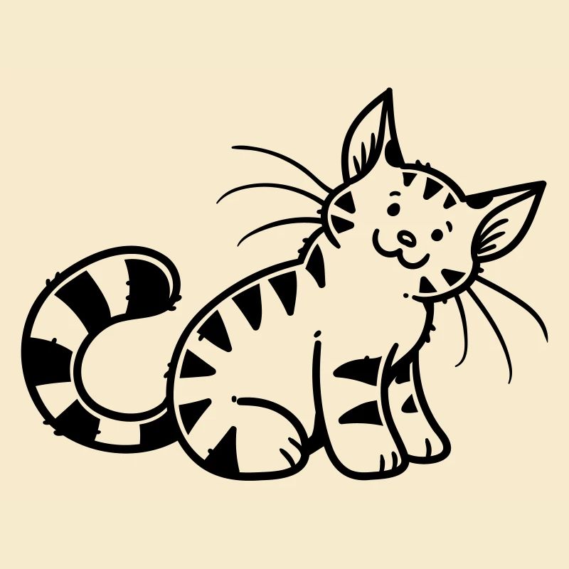 Cartoon Kitten