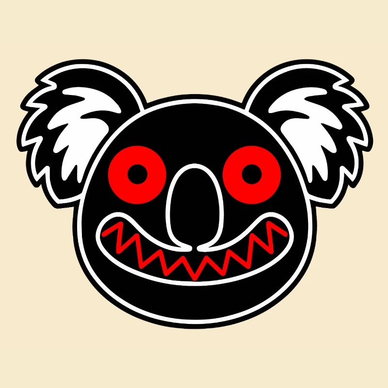 Dark Koala Illustration