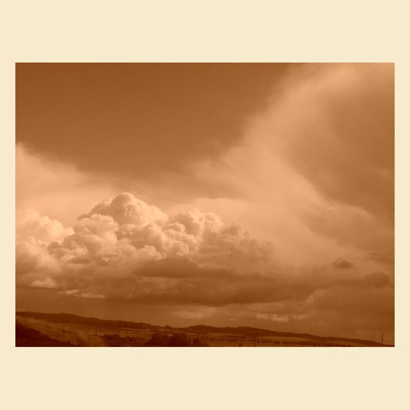 Cloudscape sépia
