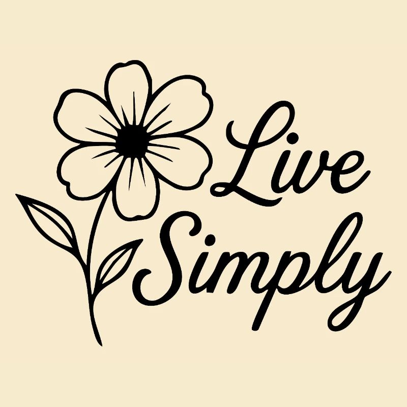 Vivre simplement
