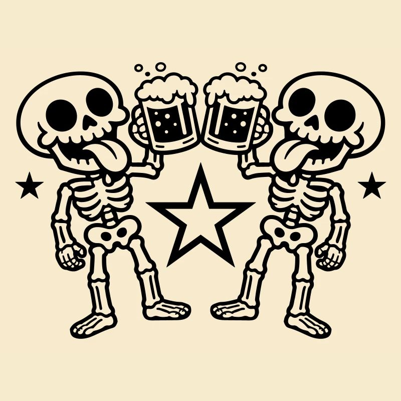 Skelett Bier Prost
