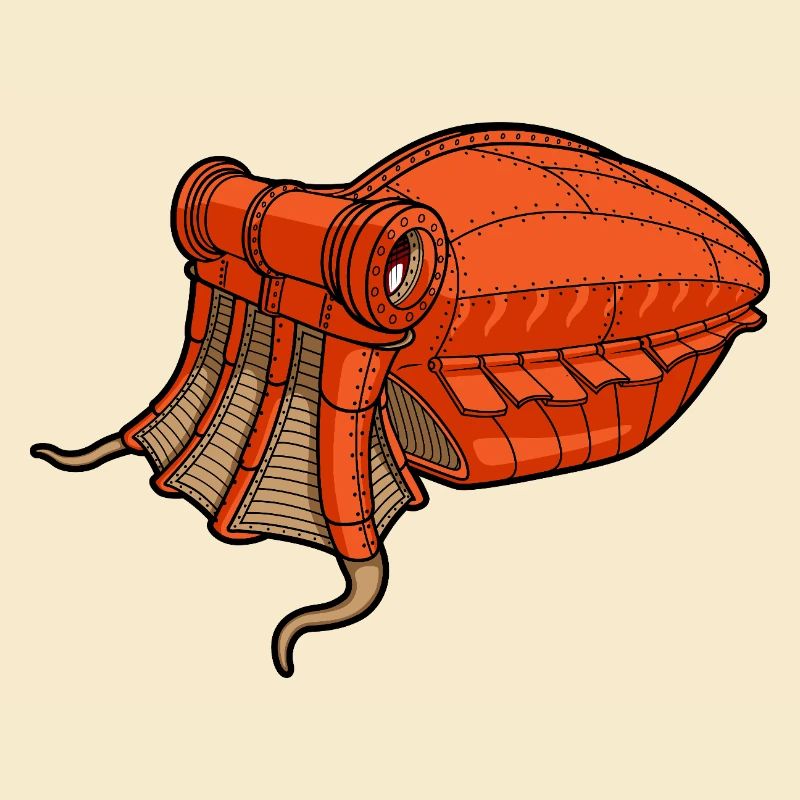 Margate orange squid mecanic 