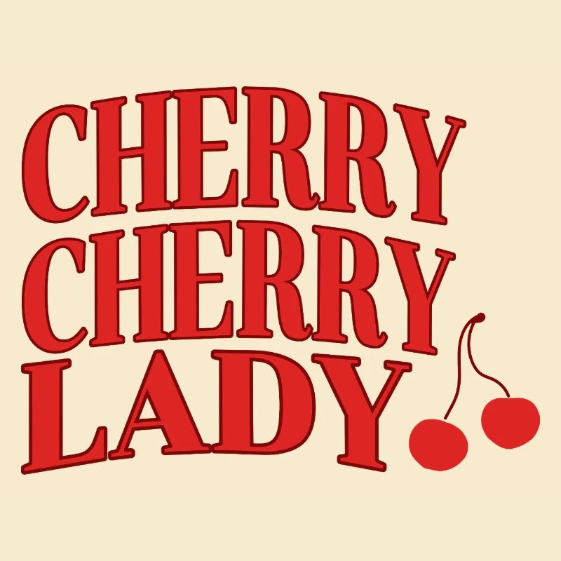 Cherry Lady Retro Script Typography