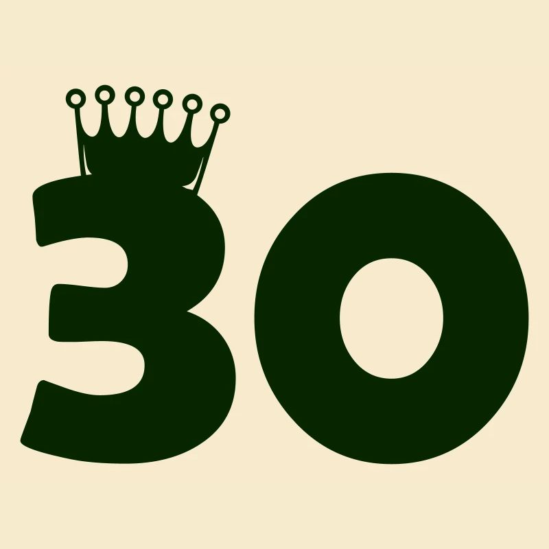 Dreißig-Krone Jubiläumsdesign