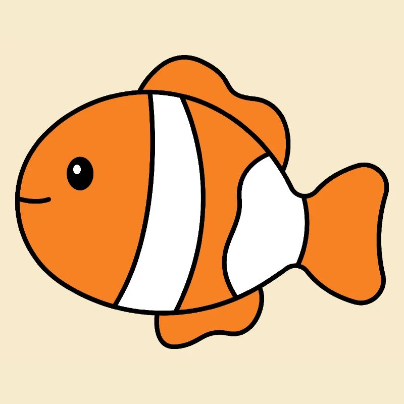 Tropischer Clownfisch