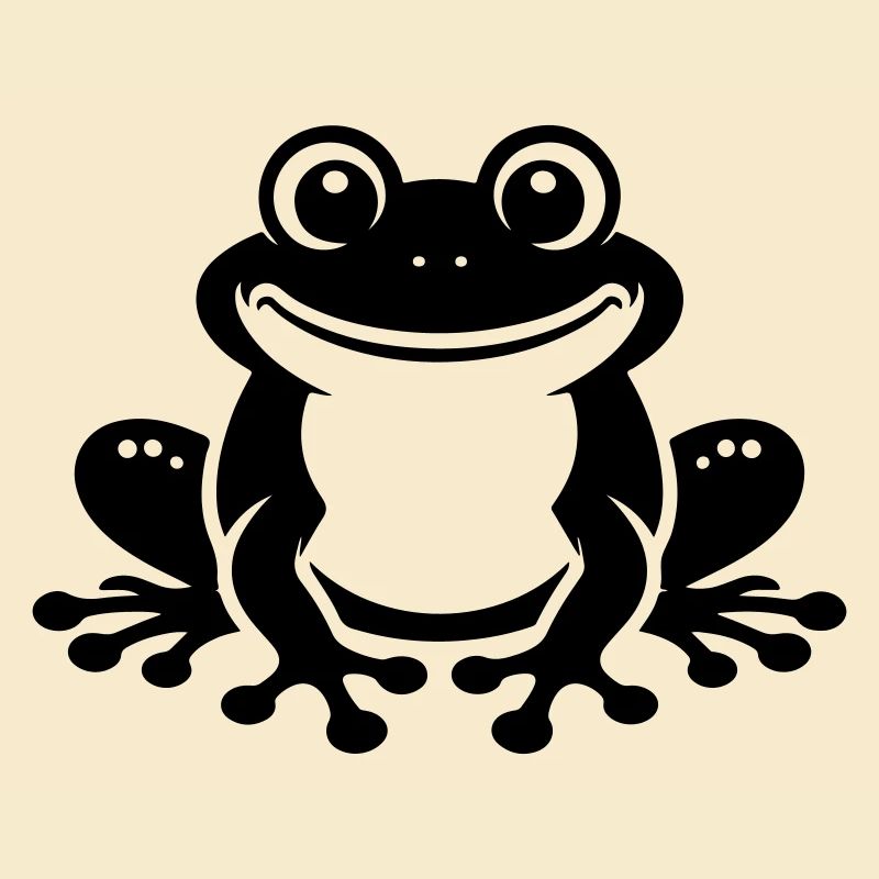 Kröte Comic Frosch