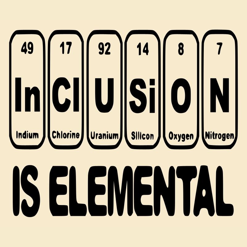 Inclusion is elementary, crucial, essential #