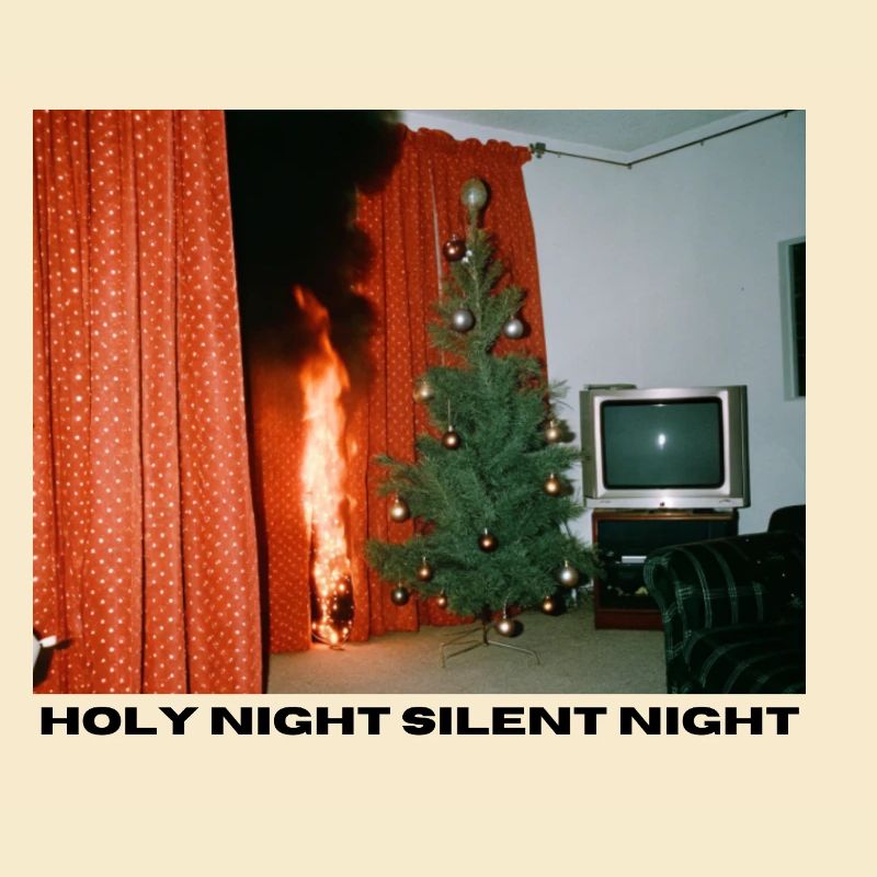 Sainte Nuit - Arbre de Noël en feu