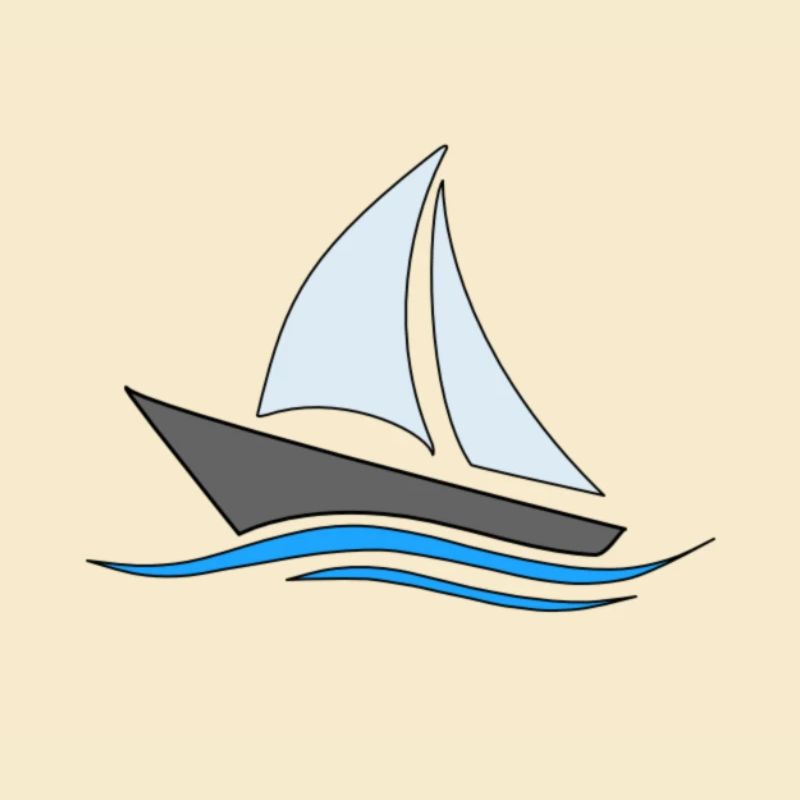Schiff auf hoher See