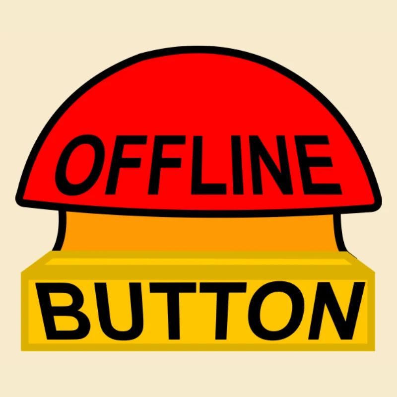 Offline-Button – Sparen Sie sich