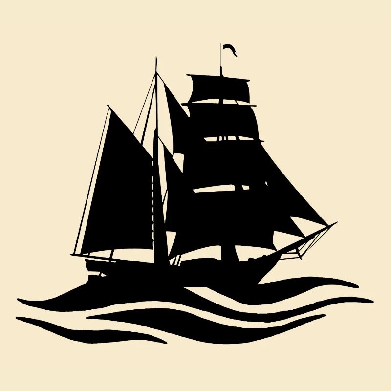 schwarzes Boot und Reisen