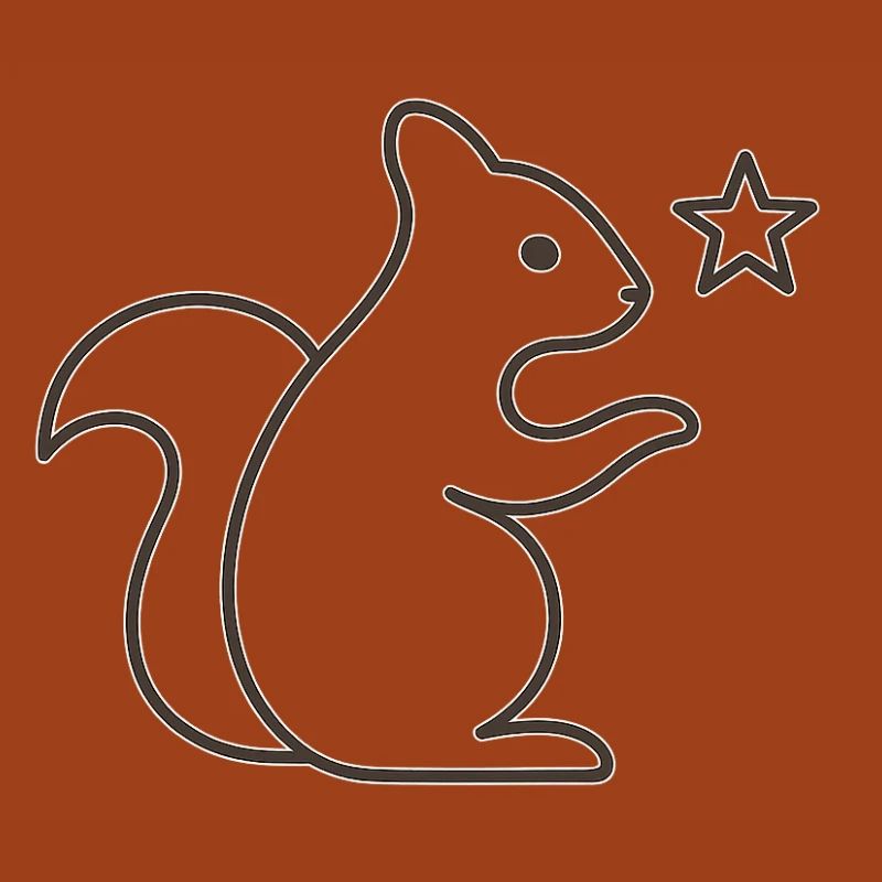 Eichhörnchen Sternenzauber