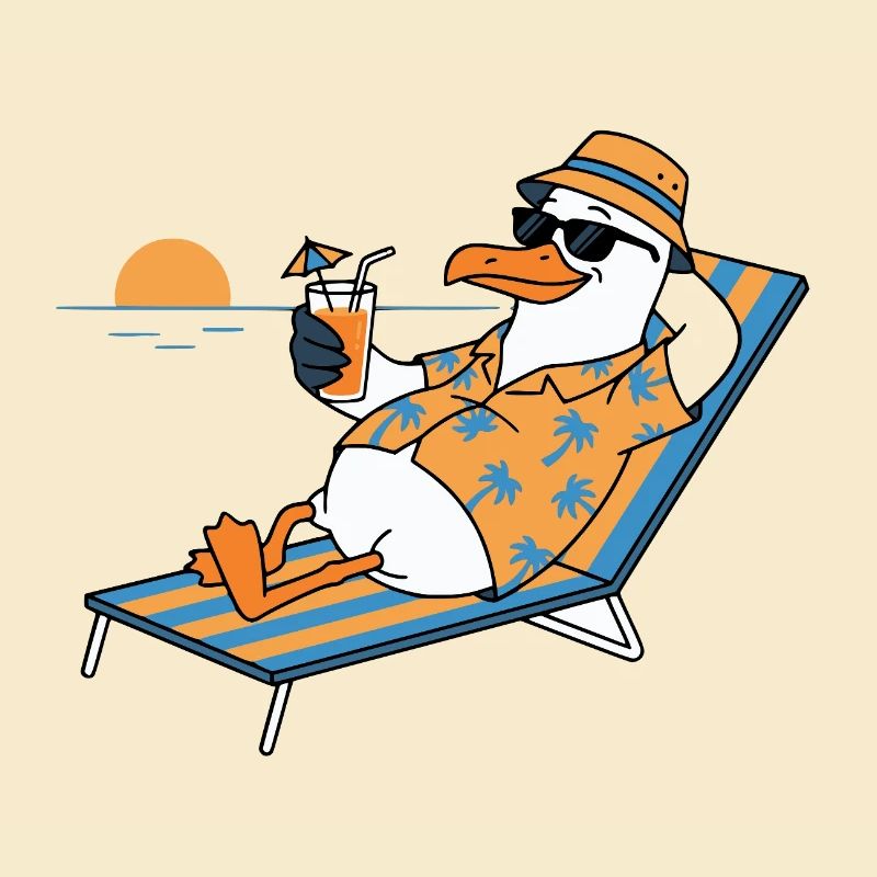 Sonnenstrand-Pinguin Hawaii