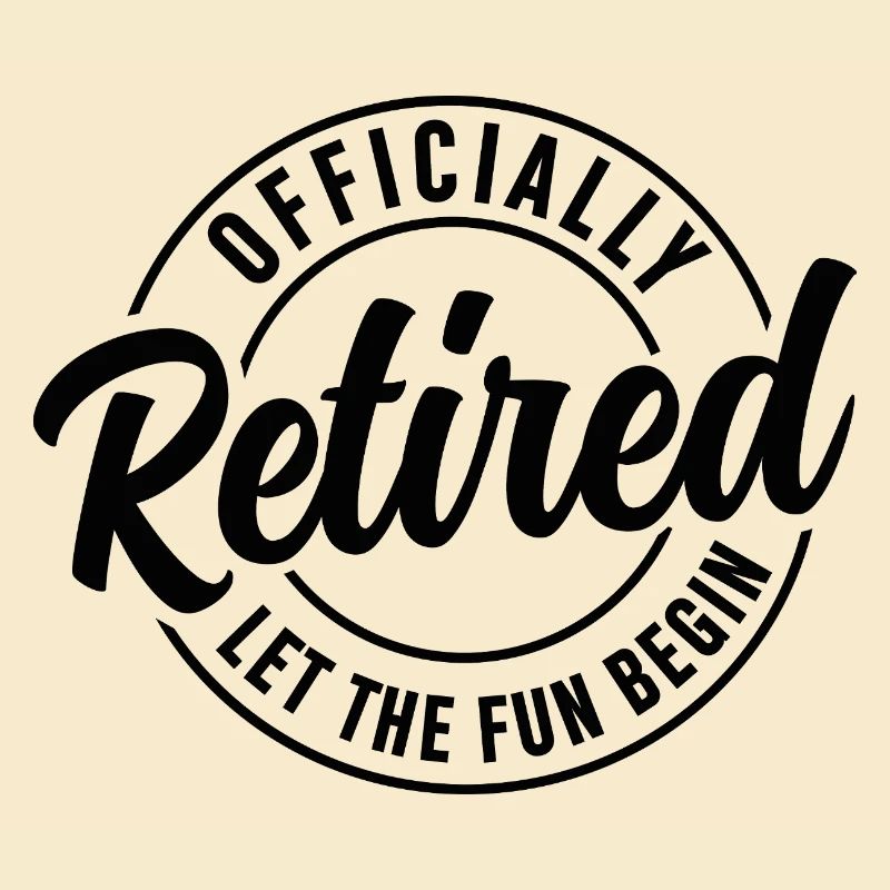 Officially Retired Badge