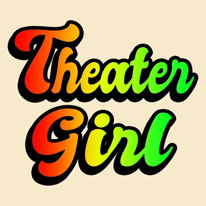 Theater Mädchen Regenbogen