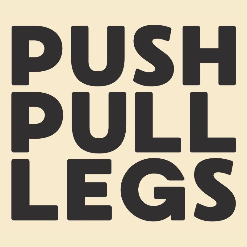 Push Pull Beine Repeat Trainingssplit