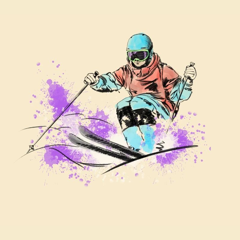 Mogul skiing
