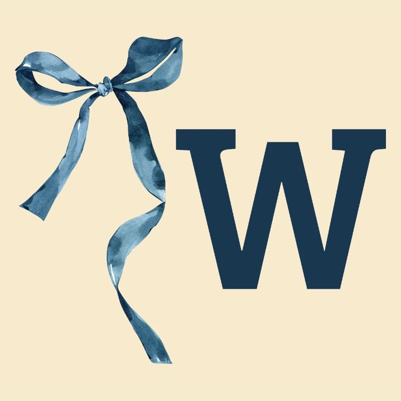 Monogram w Gift Idea