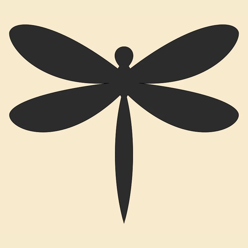 Libelle Silhouette 