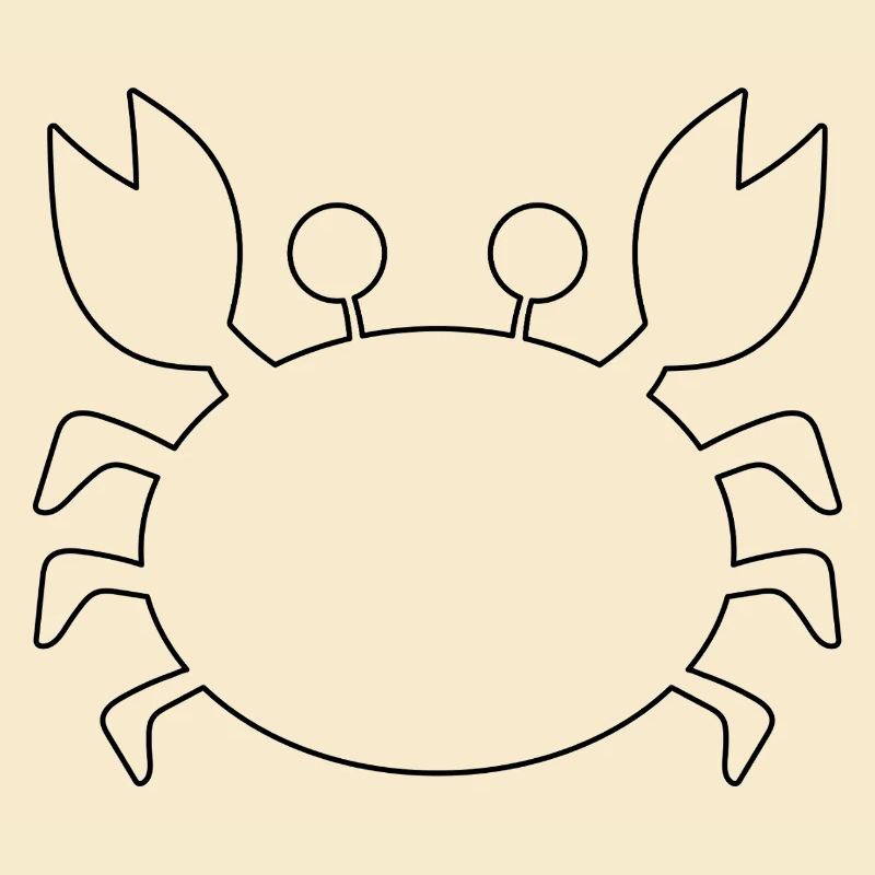 Krabbenumriss