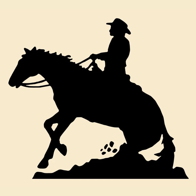 Westernreiten Mann