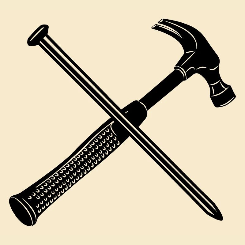 Hammer und Nagel