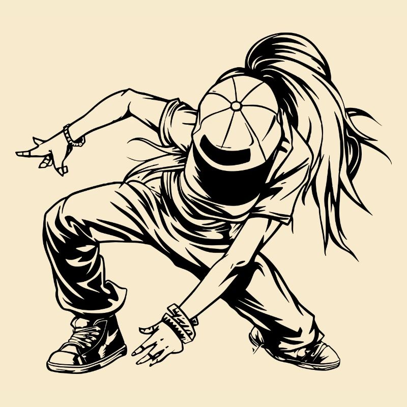 Croquis de breakdancer