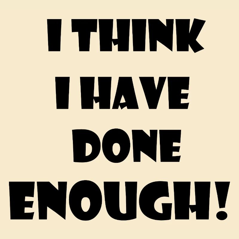 Une déclaration de las et d’ennui en phase terminale.