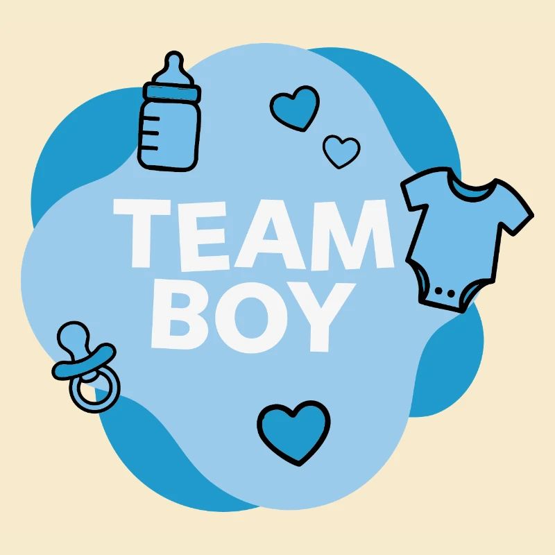 Conception de la douche de bébé de l’équipe Boy