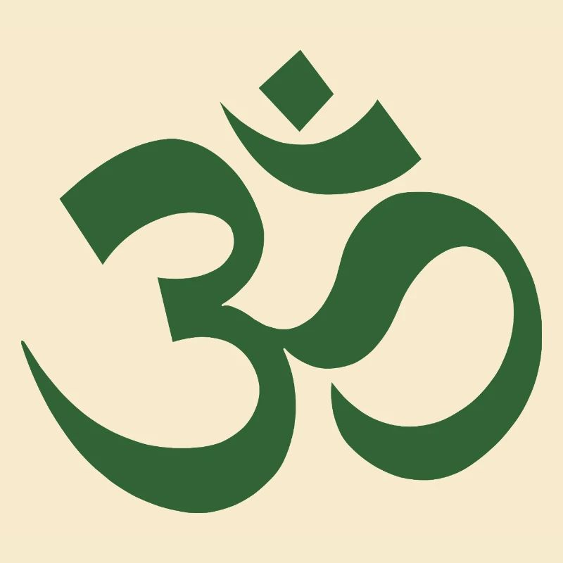Om Symbol Dharma Muster