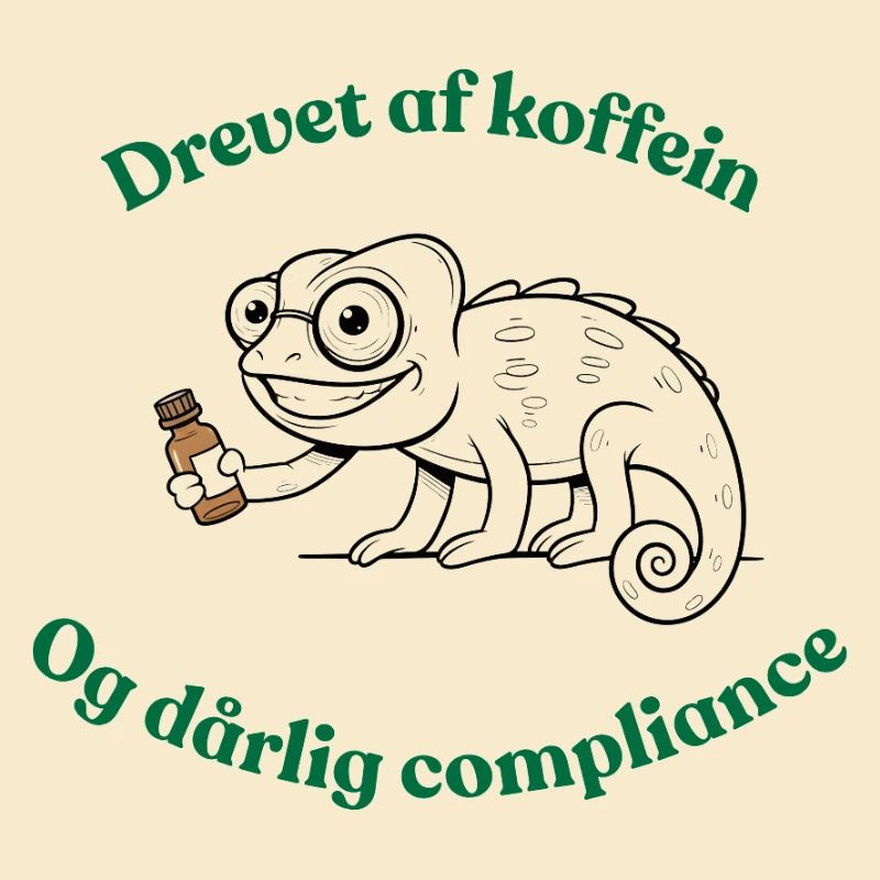 Powered by Caffeine - Fun Design