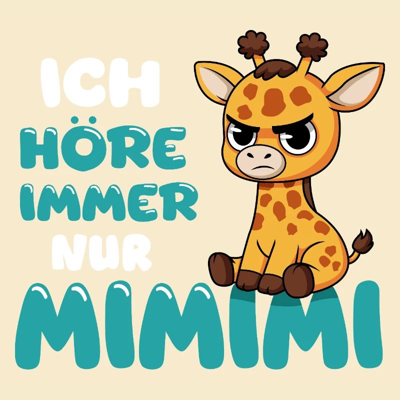 Ich Höre Immer Nur Ein Mimimi Giraffe