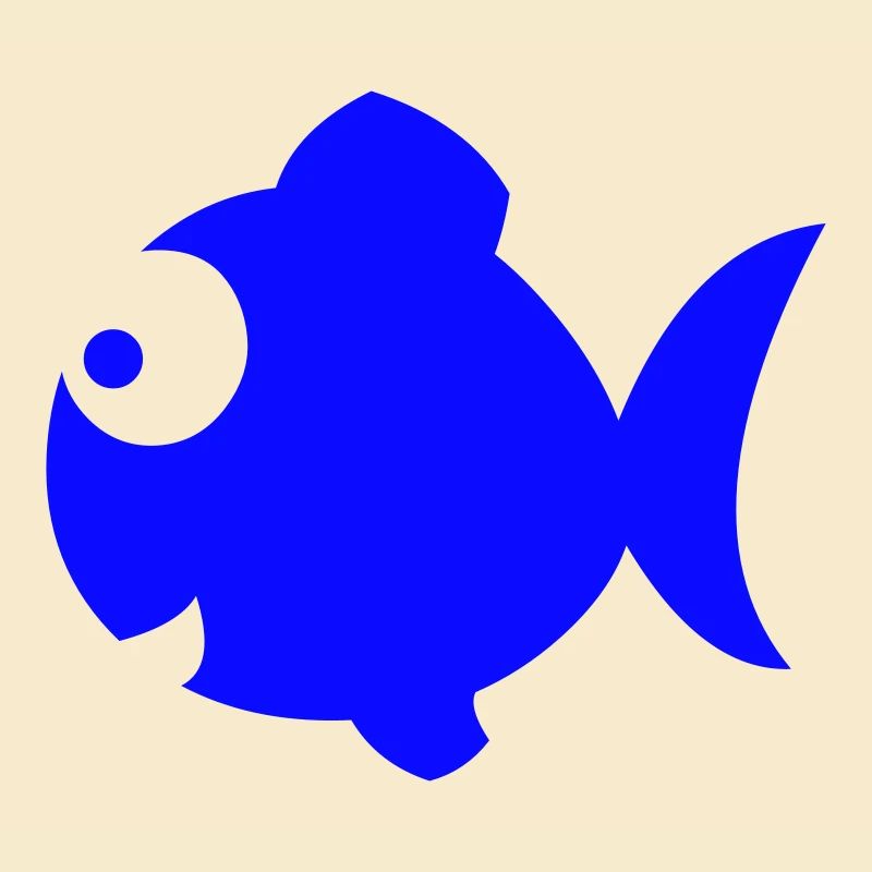 Happy Blue Fish