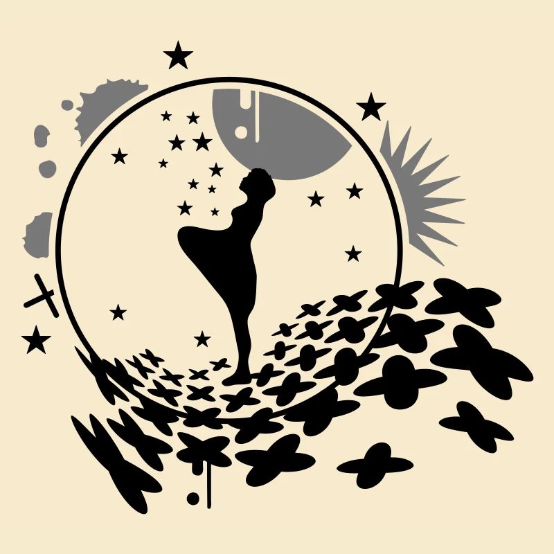 Die Sterntaler Mädchen mit Sterne