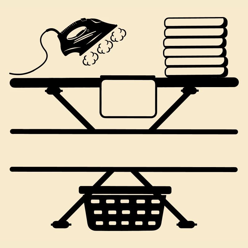 Steam iron iron paste and text banner