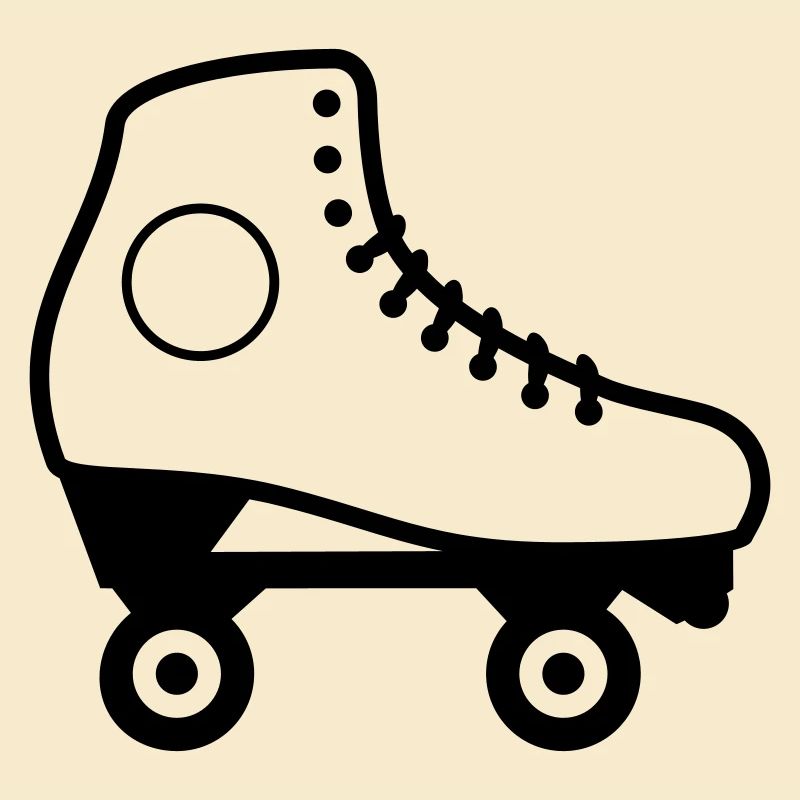Künstlerischer Rollschuh