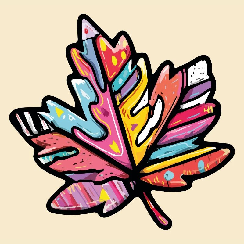 Maple Leaf Colorful Autumn