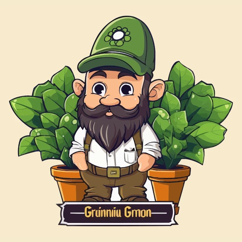 Grüner Gärtnergnom Comic